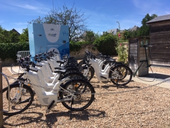 Station de recharge pour vélos hydrogène dans la région Touraine Vallée de l’Indre