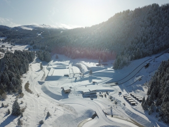 Le stade nordique des Tuffes à Premanon