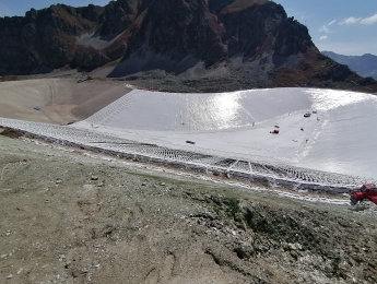Retenue Col de la Loze & Piste l'Eclipse