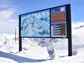 Plans des pistes panoramiques dynamiques